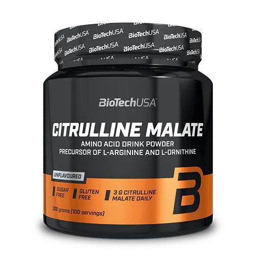 Biotech USA Citrulline Malate 300 gr порошка - L-цитруллин малат перед тренировками