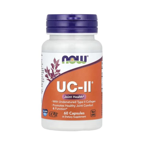 NOW Foods UC-II Joint Health 60 капсул - колаген II типу з кальцієм
