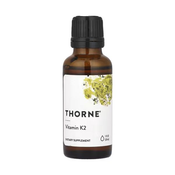 Thorne Vitamin K2 30 мл — жидкий менатетренон MK-4, 15 мг в порции