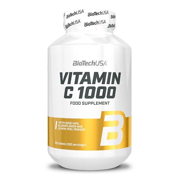 BioTech USA Vitamin C 1000 мг 100 таблеток - вітамін С