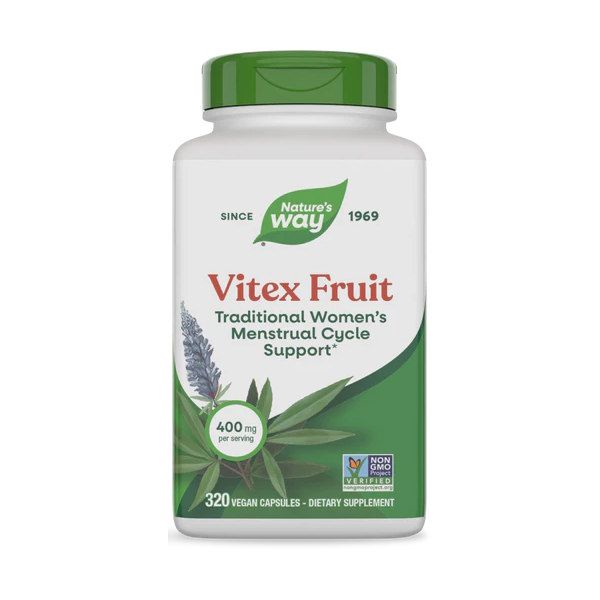 Natures Way Vitex Fruit 400 mg 320 капсул - витекс для гормонального баланса