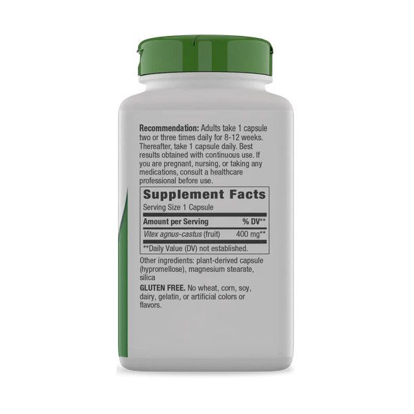 Natures Way Vitex Fruit 400 mg 320 капсул - витекс для гормонального баланса