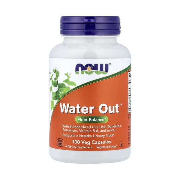 NOW Foods Water Out 100 вег. капсул - рослинний комплекс із товкучкою та кульбабою