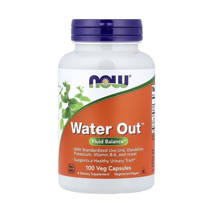 NOW Foods Water Out 100 вег. капсул - рослинний комплекс із товкучкою та кульбабою