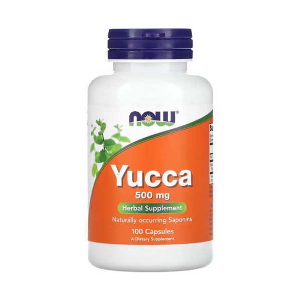 NOW Foods Yucca 500 mg 100 капсул - екстракт кореня юкки із сапонінами
