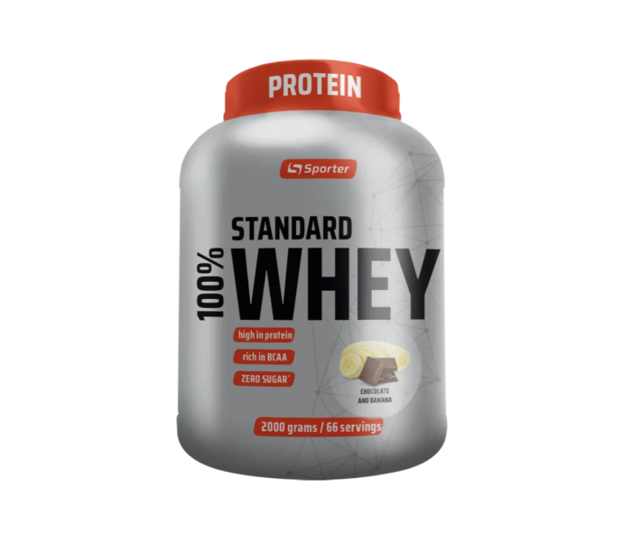 Sporter 100% Standard Whey 2 кг, сироватковий протеїн